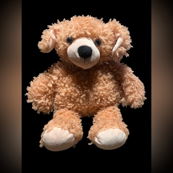 Manhattan Toy Curly Q Golden Retriever Puppy Dog Soft Blush Plush Lovey 14” - Picture 8 of 8